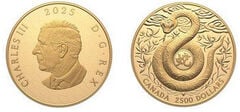 2500 dollari (Anno Lunare del Serpente)