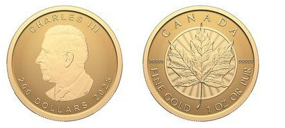 200 dollari (La nostra foglia d'acero più pura)