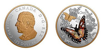 125 dollari (Farfalla Monarca di Murano)