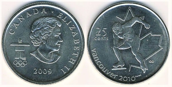 25 cents (Giochi Olimpici - Pattinaggio di velocità)