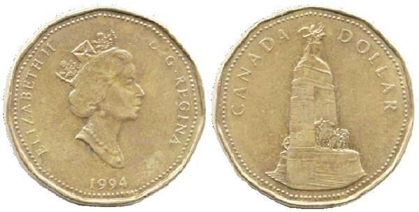 1 dollaro (National War Memorial)