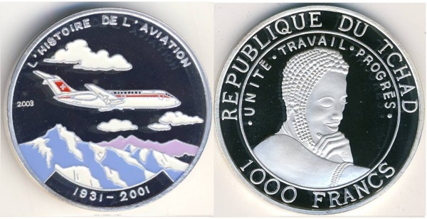 1.000 francs (Historia de la Aviación)