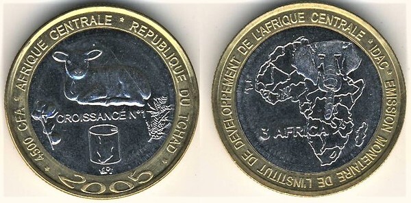 4.500 francs (3 Africa)