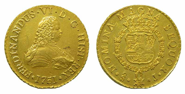 8 escudos (Ferdinando VI)