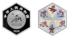 10 yuan (9° Giochi Asiatici Invernali)
