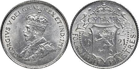 4 y 1/2 piastres (Giorgio V)