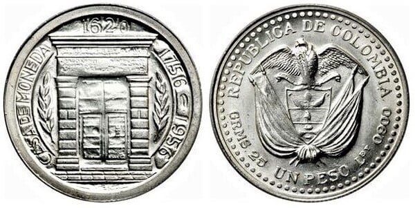 1 peso (200° anniversario della Zecca)