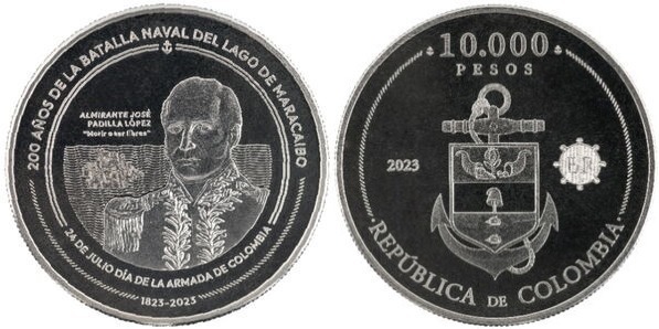 10.000 pesos (200° anniversario della battaglia di Maracaibo)