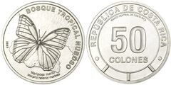 50 colones (Foresta nuvolosa tropicale - farfalla Morpho)