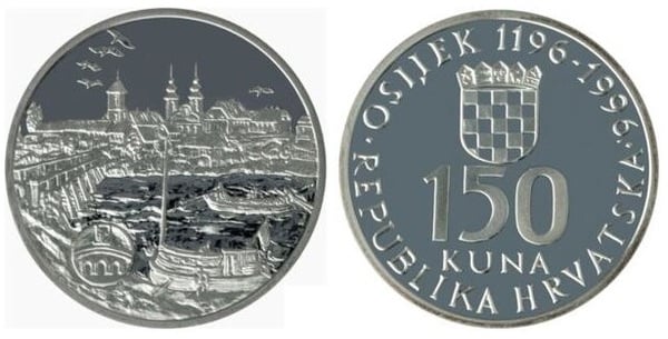 150 kuna (800° anniversario della città di Osijek)