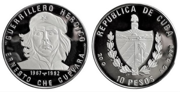 10 pesos (25° anniversario della morte di Ernesto Che Guevara)