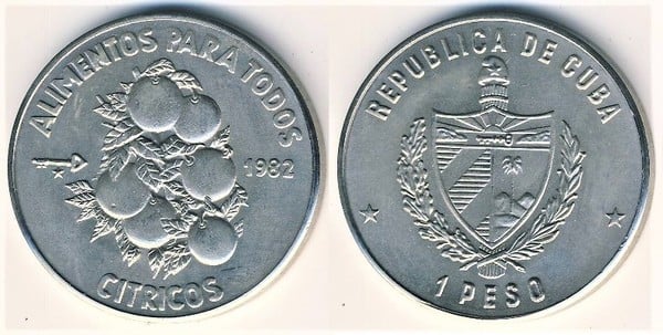 1 peso (FAO-Alimentazione per tutti-Agrumi)