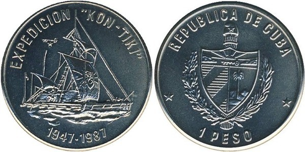 1 peso (40° Anniversario della spedizione 