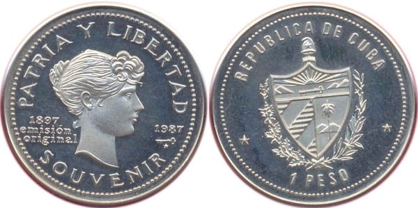 1 peso (100° anniversario del Peso Souvenir)