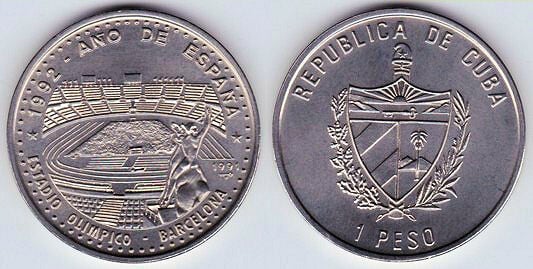 1 peso (Stadio Olimpico di Barcellona)