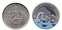 1 peso (Fauna dei Caraibi. Delfini)