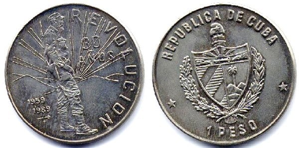 1 peso (30° anniversario della Rivoluzione)