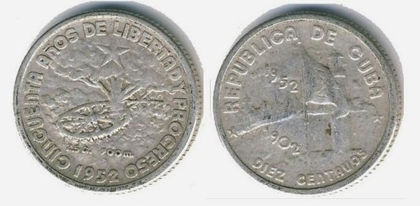 10 centavos (50° anniversario della Repubblica)