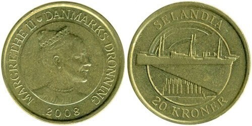 20 kroner (Nave MS Selandia)