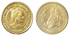 10 corone (200° anniversario di H.C. Andersen - Fiabe - La regina delle nevi))
