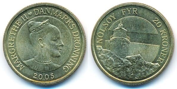 20 corone (Faro di Nolsoy - Isole Faroe)