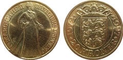 20 corone (Giubileo d'argento del regno di Margherita II)
