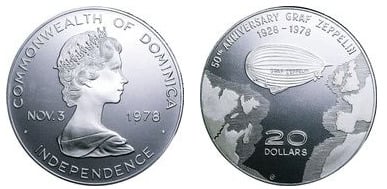 20 dollars (50° anniversario del Graf Zeppelin)