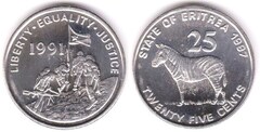 25 cents (Zebra di Grévy)