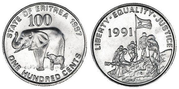 100 cents (Elefanti africani)