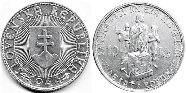 10 korún (Principe Pribina)