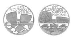 10 euro (80° anniversario della rivolta nazionale slovacca)