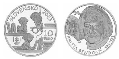 10 euro (100° anniversario della nascita di Krista Bendová)