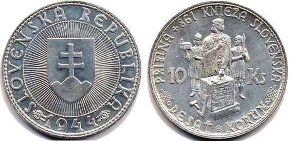 10 korún (Principe Pribina)