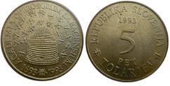 5 tolarjev (300° anniversario dell'Academia Operosorum Labacensium)