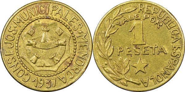 1 peseta (Minorca)