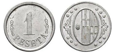 1 peseta  (Ametlla del Vallès)