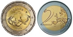 2 euro (Patrimonio mondiale dell'UNESCO - Grotta di Altamira)