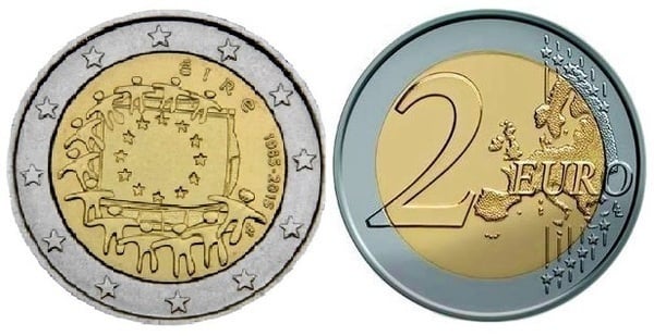 2 euro (30° anniversario della bandiera europea)