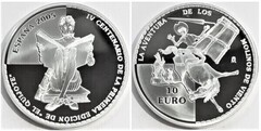 10 euro (400 Aniversario de la Primera Edición de El Quijote)