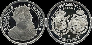 2.000 pesetas (Doppio Ducato Imperiale di Napoli e Sicilia)