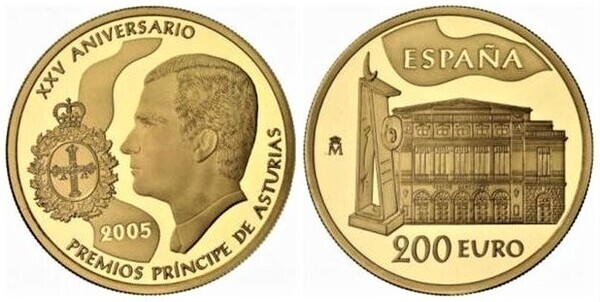 200 euro (25° Anniversario dei Premi Principe delle Asturie)