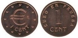 1 centesimo di euro (euro in prova Churriana)