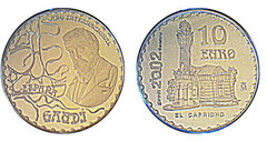 10 euros (Año internacional Gaudí / El Capricho)