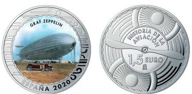 1,5 euro (Graf Zeppelin Airship)