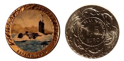 1,5 euro (Submarino Galerna)