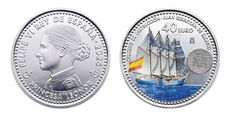 40 euro (Principessa delle Asturie in formazione Crociera Juan Sebastián de Elcano)