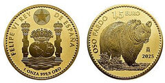 1,5 euro (Orso bruno)