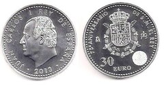 30 euro (75 Aniversario de Juan Carlos I)