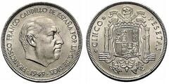 5 pesetas (Francisco Franco)