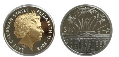 10 dollars (50 aniversario de la llegada al trono de la Reina Isabel II)